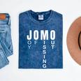 JOMO Joy Of Missing Out Sarcastic Introvert Mineral Wash Tshirts Mineral Navy JOMO Joy Of Missing Out Sarcastic Introvert Mineral Wash Tshirts Mineral Navy