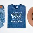 Junior High Graduation Shirt-Middle School Graduation Mineral Wash Tshirts Mineral Navy