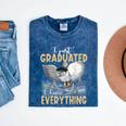 I Just Graduated I Know Everything Graduation Mineral Wash Tshirts Mineral Navy