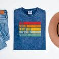 Just Pretend I Am Not Here Sarcastic Introvert Life Mineral Wash Tshirts Mineral Navy