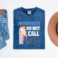 We Just Text Introvert For Quiet People Raglan Baseball Tee Mineral Wash Tshirts Mineral Navy