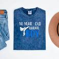 Karate Boy 10 Year Old Kids Shirt Graduation Mineral Wash Tshirts Mineral Navy