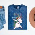 Kids Dabbing Unicorn Graduation 5th Grade Class Of 2019 Mineral Wash Tshirts Mineral Navy