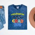 Kids Kindergarten Graduation Graduate Shirt Mineral Wash Tshirts Mineral Navy