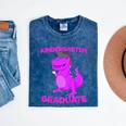 Kids Kindergarten Graduation Idea For Girls Dinosaur Mineral Wash Tshirts Mineral Navy