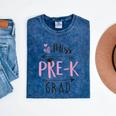 Kids Miss Pre-K Grad Graduation Shirt Cute School Tees Mineral Wash Tshirts Mineral Navy