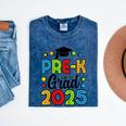 Kids Pre-K Grad 2025 Preschool Prek Graduation Mineral Wash Tshirts Mineral Navy