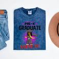 Kids Pre K Graduation Flossing Girl Nailed It Graduate Girls Mineral Wash Tshirts Mineral Navy