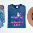 Kids Kids Pre-K PreSchool Unicorn Graduation T Shirt Mineral Wash Tshirts Mineral Navy
