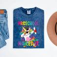 Kids Preschool Graduate Unicorn Nailed It Preschool Graduation Mineral Wash Tshirts Mineral Navy