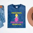 Kids Princess Graduate Prek Preschool Graduation Tshirt For Girls Mineral Wash Tshirts Mineral Navy