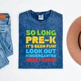 Kids So Long PRE-K It's Been Fun Shirt Boy Girl Graduation Mineral Wash Tshirts Mineral Navy