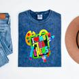 Kids Teens Graduation I Heart My Teachers I Love My Teachers Mineral Wash Tshirts Mineral Navy