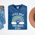 Kids VPK Graduation 2026 Rainbow VPK Grad Mineral Wash Tshirts Mineral Navy