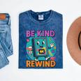 Be Kind Rewind 90s VHS Nostalgia Retro Mineral Wash Tshirts Mineral Navy