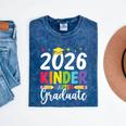 Kindergarten Graduate 2026 Preschool Graduation Kid Boy Girl Mineral Wash Tshirts Mineral Navy