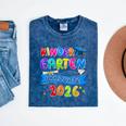 Kindergarten Graduate Kindergarten Class Of 2026 Graduation Mineral Wash Tshirts Mineral Navy