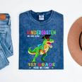 Kindergarten Graduation 1st Here We Come Class 2023 Dinosaur Mineral Wash Tshirts Mineral Navy
