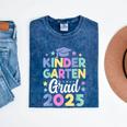 Kindergarten Graduation Kindergarten Grad Kid Girl Boy 2025 Mineral Wash Tshirts Mineral Navy