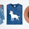 Labrador Retriever Graduation Dog Graduate For Men Women Kids Mineral Wash Tshirts Mineral Navy