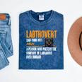 Labrador Retriever Labtrovert Definition Introvert Labrador Mineral Wash Tshirts Mineral Navy