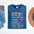 Last Days Of Kindergarten Graduation 2025 Graduate Boys Girl Mineral Wash Tshirts Mineral Navy