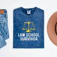 Law School Survivor Humor Law School Graduation Quote Mineral Wash Tshirts Mineral Navy
