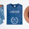Lawyer Law Student Tee School Graduation T-Shirt Mineral Wash Tshirts Mineral Navy