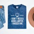 Lawyer Parent Dad Mom Law School Graduation Mineral Wash Tshirts Mineral Navy