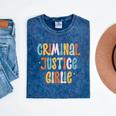 Lawyer True Crime Lover Addict Graduation Apparel Criminal Justice Girlie Major Degree Future Detective Mineral Wash Tshirts Mineral Navy
