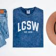 LCSW 2019 Graduation Shirt Mineral Wash Tshirts Mineral Navy