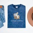 Licensed Listener Goose School Graduation Mineral Wash Tshirts Mineral Navy