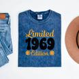 Limited 1969 Edition Retro Nostalgia Art Mineral Wash Tshirts Mineral Navy