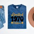 Limited 1970 Edition Retro Vintage 70s Nostalgia Premium Mineral Wash Tshirts Mineral Navy