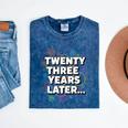 Literary Twenty Three Years Later Bookish Nostalgia Mineral Wash Tshirts Mineral Navy