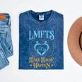 LMFT Graduation Licensed Marriage And Family Therapist LMFT Mineral Wash Tshirts Mineral Navy