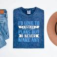 I Would Love To Cancel Plans But i Never Make Any Introvert Mineral Wash Tshirts Mineral Navy