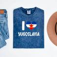 I Love Yugoslavia Proud Yugoslav Nostalgia Saying Mineral Wash Tshirts Mineral Navy