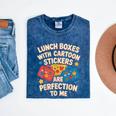Lunch Boxes With Stickers Lunch Box Nostalgia Retro Mineral Wash Tshirts Mineral Navy