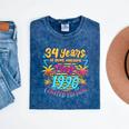 Made In 1990 Limited Edition 90s Nostalgia 34th Birthday Mineral Wash Tshirts Mineral Navy