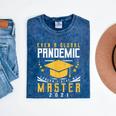 Master 2021 Graduation Graduate Masters Degree Mineral Wash Tshirts Mineral Navy