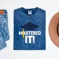 Mastered It T Shirt Graduation Men Graduate Mineral Wash Tshirts Mineral Navy