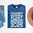 Masters Degree Graduation 2025 Christian MSW MPH MBA Mineral Wash Tshirts Mineral Navy