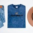 Masters Degree Graduation For Graduates Him Her Grads Mineral Wash Tshirts Mineral Navy