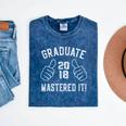 Masters Degree Graduation Shirt Mastered It For Him Her Mineral Wash Tshirts Mineral Navy