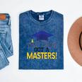 Masters Degree Proud Dad Graduation Shirt MBA Social Work Mineral Wash Tshirts Mineral Navy