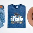 Masters Degree Survivor Graduation For MBA Graduate Mineral Wash Tshirts Mineral Navy
