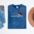 Masters Graduation My Daughter Mastered It T-Shirt Mineral Wash Tshirts Mineral Navy