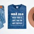 MBA 2018 Graduation Mineral Wash Tshirts Mineral Navy
