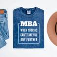 MBA Graduation Mineral Wash Tshirts Mineral Navy